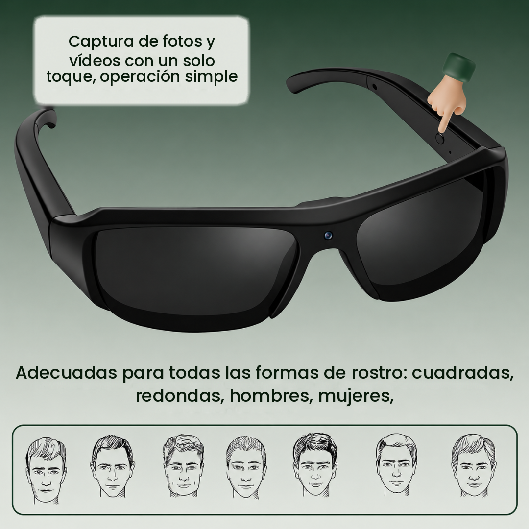 Gafas HD con cámara para Equitación