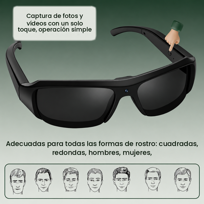 Gafas HD con cámara para Equitación